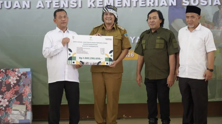 Ratusan PPKS di Kota Tasikmalaya Mendapat Bantuan ATENSI