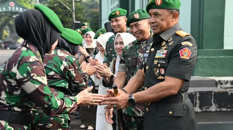 Moment Halal Bihalal, Dankodiklatad Serukan Disiplin dan Loyalitas