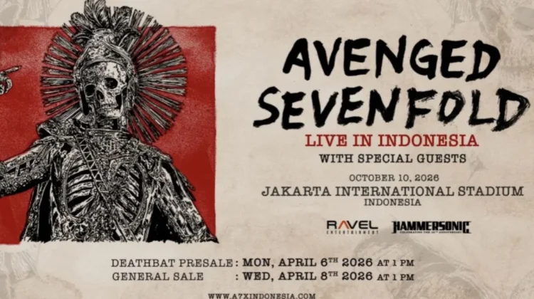 Avenged Sevenfold Kembali Guncang Jakarta Oktober 2026