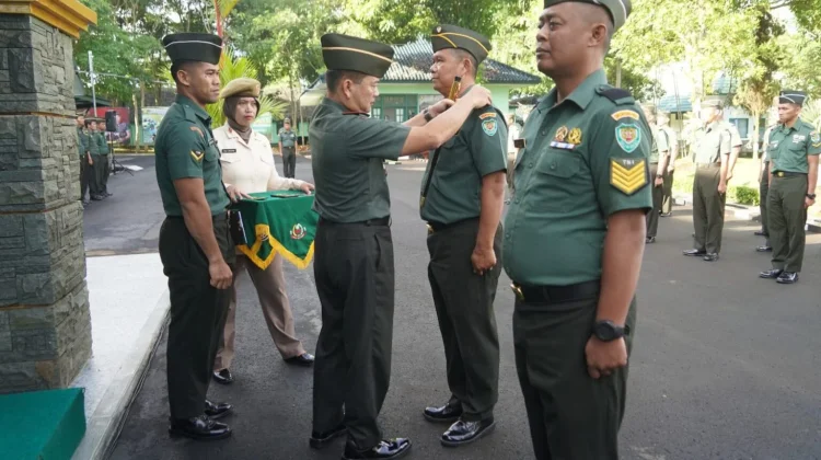 Kenaikan Pangkat Korem 062/Tn, Danrem Tekankan Disiplin dan Loyalitas
