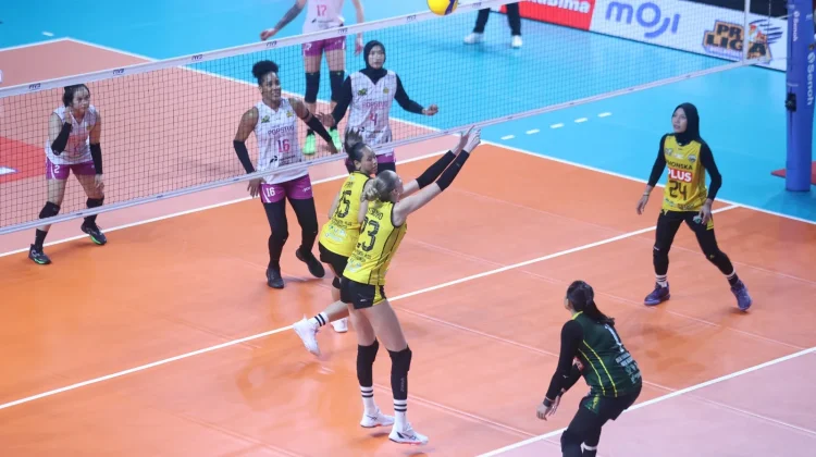 Phonska Plus Raih Kemenangan Meyakinkan dari Popsivo Polwan di Final Four Proliga