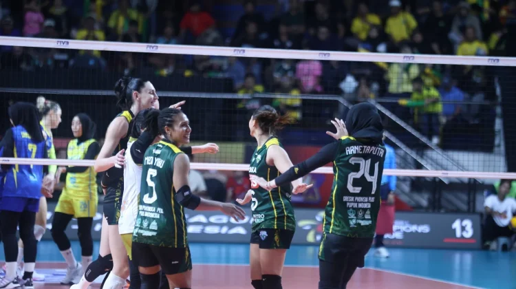 Gresik Phonska Plus Taklukkan Electric PLN Tiga Set Langsung di Final Four Proliga