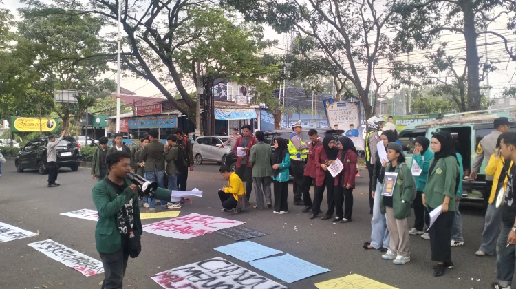 Unjukraasa di DPRD Cianjur, Aliansi BEM Prihatin Kasus Andrie Yunus
