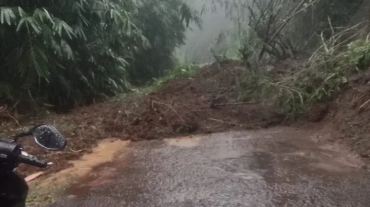 Sempat Tertutup Longsor Jalan Pamulihan-Pakenjeng Kembali Normal