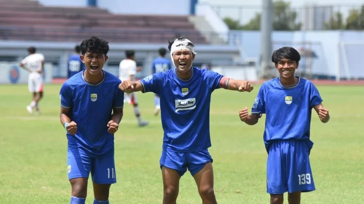 Persib U18 Kokoh di Puncak Klasemen usai Bantai Tamunya Persis Solo 4-0