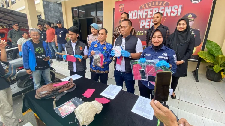Polres Tasikmalaya Mengamankan Pemburu dan Penjual Trenggiling