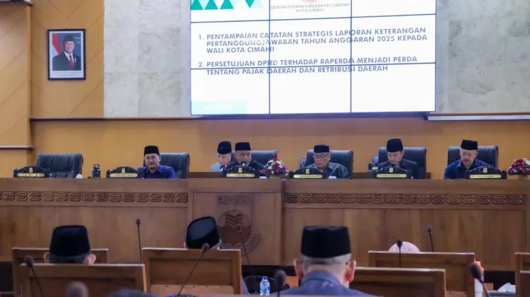 DPRD Cimahi Serahkan Catatan Strategis LKPJ 2025, Pemkot Siap Jadikan Evaluasi
