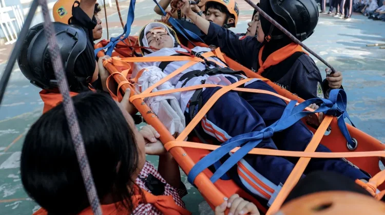 Sekolah Siaga Bencana, SMAN 1 Padalarang Libatkan 21 Ekskul dalam Simulasi Gempa
