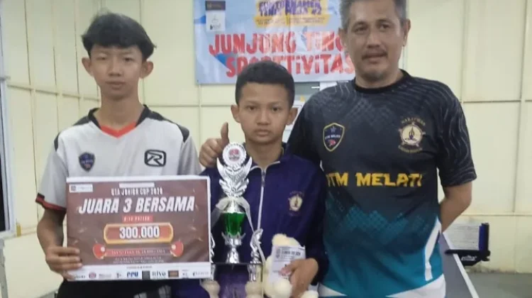 Dua Atlet Tenis Meja Binaan DonTing Raih Prestasi Gemilang