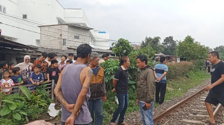 Pria Tewas Tertemper Kereta di Baros, Polsek Cimahi Lakukan Penanganan Cepat