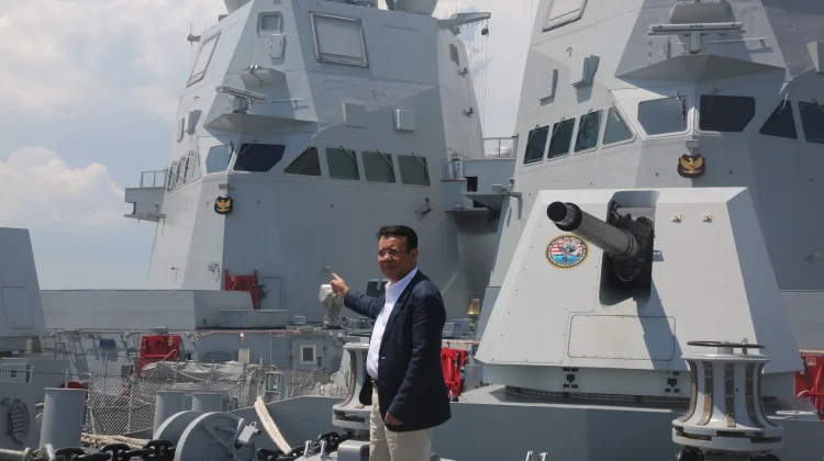 Perkuat Armada, KRI Prabu Siliwangi-321 Tampil Perdana di Latihan Laut Gabungan