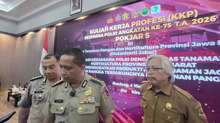 Wujud Kolaborasi, Sespimma Polri Gelar FGD Ketahanan Pangan dengan Dinas TPH Jabar
