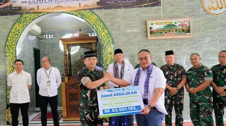 PNM Dukung Renovasi Masjid Korem 062/Tn, Wujud Kepedulian dan CSR BUMN