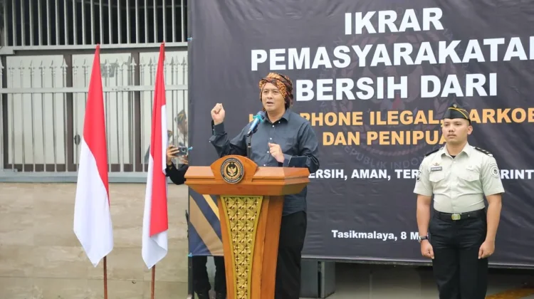 Apel Bersih Halinar Lapas Tasikmalaya, Diky Ingatkan Pentingnya Taat Aturan