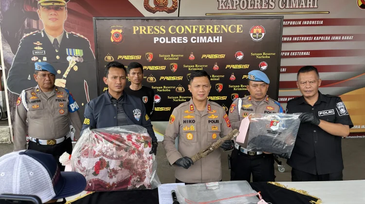 Polres Cimahi Tangkap Pelaku Pembunuhan Perempuan di Rongga KBB