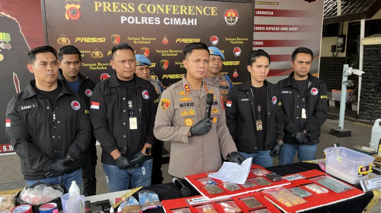 Security Hotel Ditangkap Polres Cimahi, Edarkan Tembakau Sintetis dari Pos Satpam