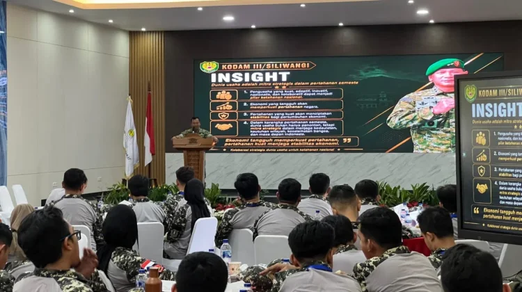 Diklatda HIPMI Jabar, Kodam Siliwangi Dorong Sinergi Perkuat Ketahanan Bangsa