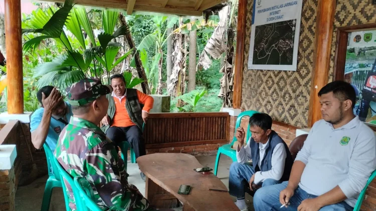Babinsa Koramil Jalancagak, Ajak Warga Ciptakan Keamanan Lingkungan