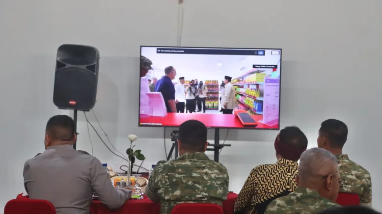 Dandim Subang Hadiri Launching 1.061 KDKMP secara Virtual