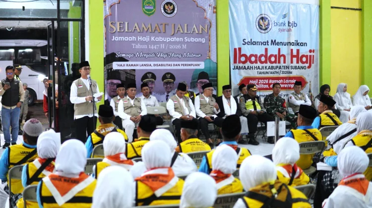 JCH Kloter 39 JCH Asal Subang Diberangkatkan ke Embarkasi Indramayu