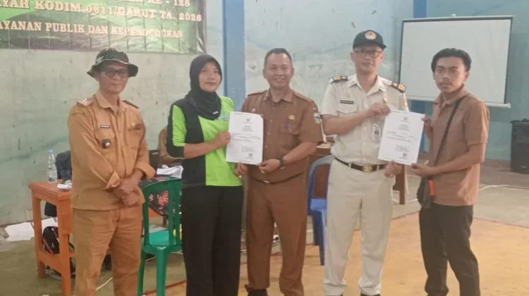 Melalui Pelayanan Administrasi, Pemkab Garut Dukung TMMD