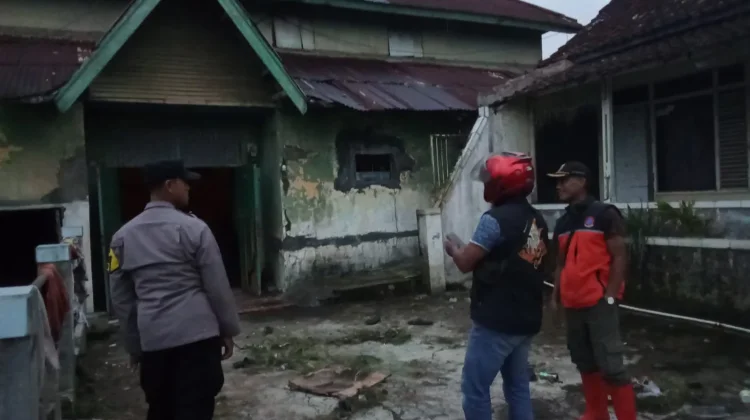 Diduga Lalai, GOR Milik Warga di Pasiwangi Terbakar