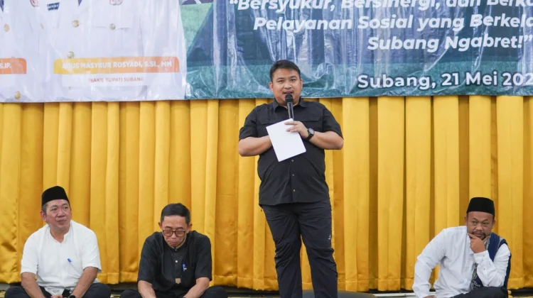 Bupati Subang Hadiri Tasyakur abi Nikmah yang Digelar SDM PKH