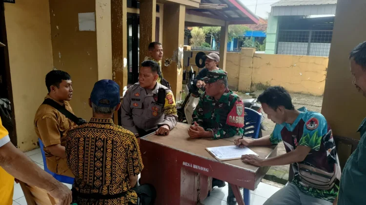 Babinsa Koramil Binong Hadiri Musyawarah Rencana Pemotongan Hewan Kurban
