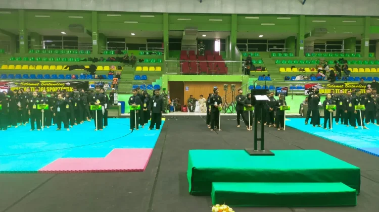 Empat Pesilat Kodim Subang Bertanding Melawan Kodim Kota Bandung dan Garut