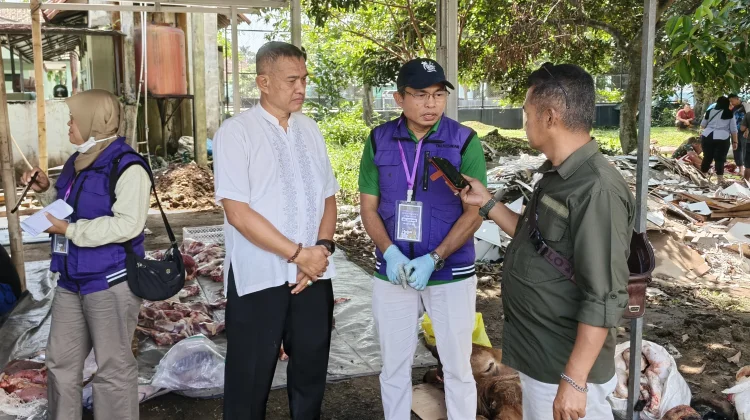 DPKH Subang Sebut, Hewan Kurban yang Dipotong Kodim Bebas Penyakit Hewan