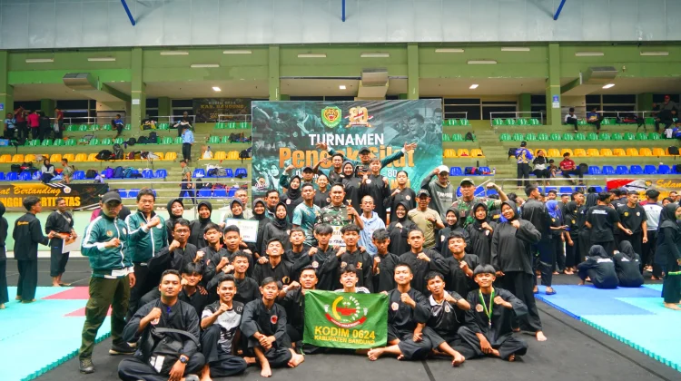 Dominasi Arena Pencak Silat, Kodim 0624 Kabupaten Bandung Bawa Pulang 12 Medali