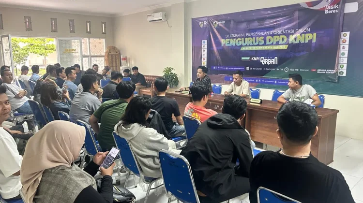 Pengurus Baru DPD KNPI Kabupaten Tasikmalaya Mengikuti Orientasi