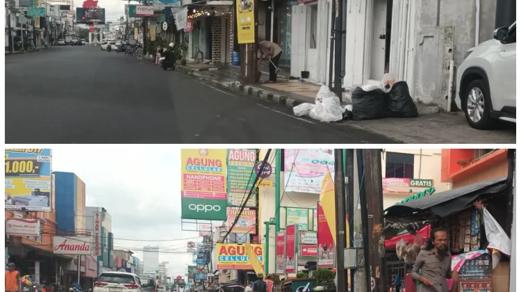 Jalan HZ Mustofa Kota Tasikmalaya “Dikepung” Sampah