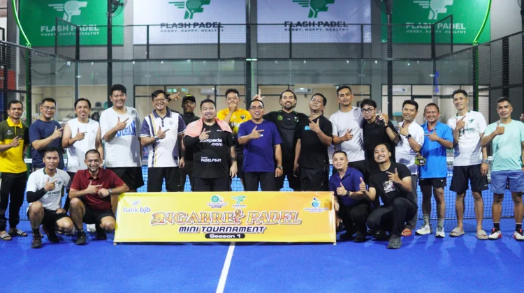 BAPOR KORPRI Subang Gelar Ngabret Padel Mini Tournament Session 1