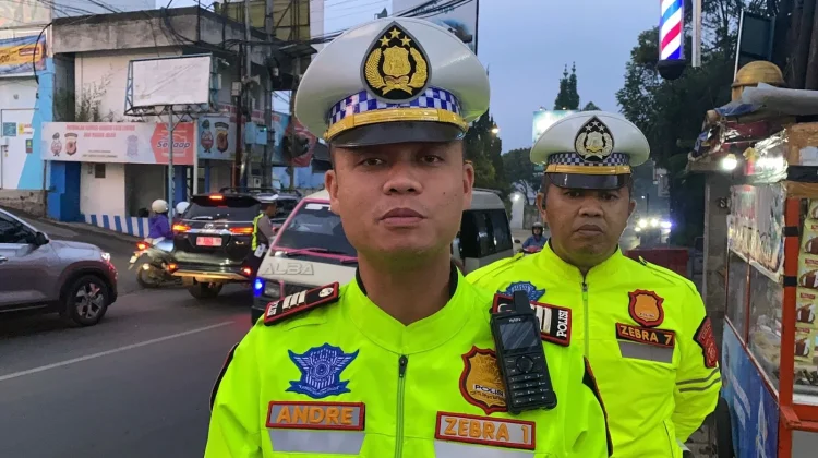 Satlantas Polres Cimahi Siagakan Personil Antisipasi Lonjakan Wisata Lembang