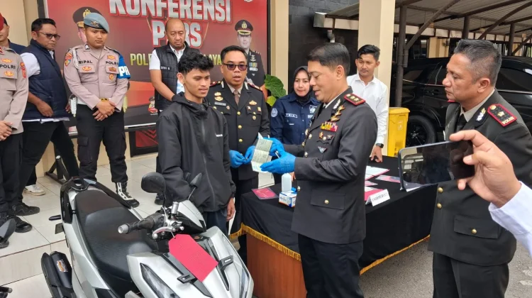 Pencuri Motor Teman Sendiri di Tasikmalaya, Ditangkap Polisi