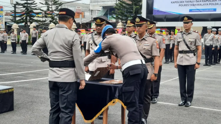 Mutasi Pejabat Polres Tasikmalaya, Kapolres: Estafet Tanggung Jawab Layani Warga