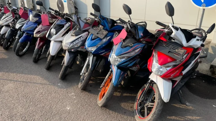 Polisi Amankan Belasan Unit Ranmor Hasil Curian