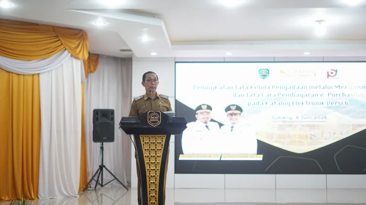 Sekda Subang, Katalog V6 Kunci Belanja Transparan dan Akuntabel