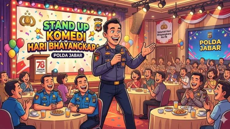 Polda Jabar Ajak Masyarakat Salurkan Kreativitas lewat Lomba Stand Up Comedy