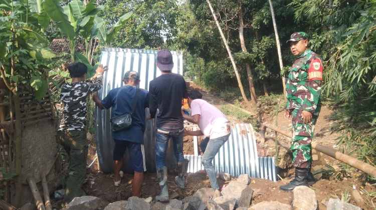 Progres Pembangunan Jembatan ARMCO di Desa Ciasem tengah Sudah Mencapai 28 Persen