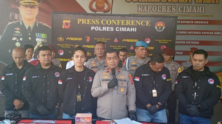 Polres Cimahi Ungkap 33 Kasus Narkoba, Amankan 35 Tersangka dalam Sebulan
