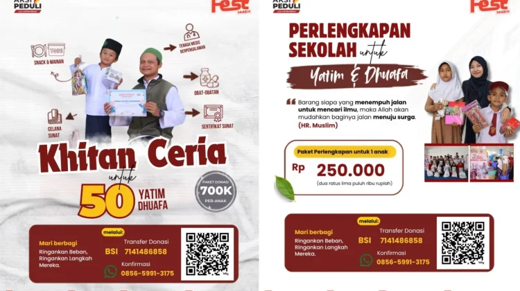 As-Syifa Peduli Gelar Muharam Fest 1448, Bahagiakan Anak Yatim dan Dhuafa