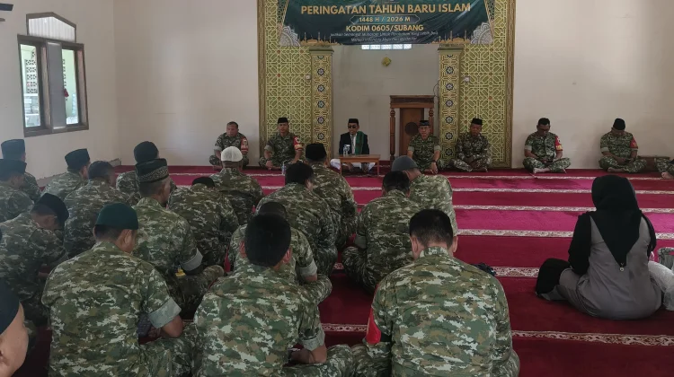 Ini Pesan Komandan Kodim Subang  pada Doa Bersama, Sambut Tahun Baru Hijriah