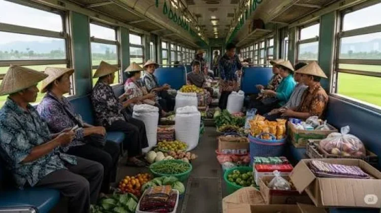 Penumpang: Kereta Api Petani-Pedagang Tumbuhkan Tren Positif