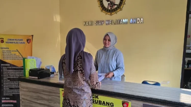 Hindari Antrian Panjang di Polres Subang,Pemohon Diminta Pahami Cara SKCK Online