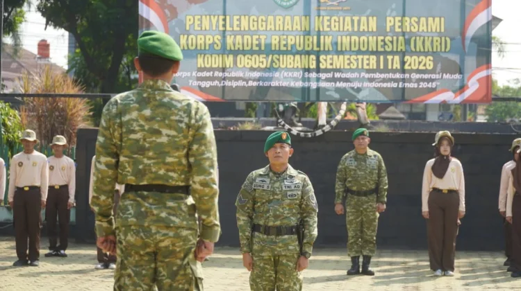 Kegiatan Persami KKRI Kodim 0605/Subang Resmi di Tutup
