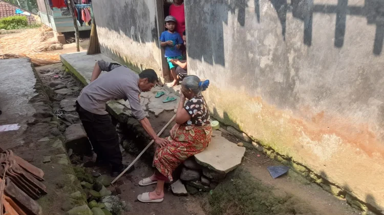 Bhabinkamtibmas Desa Cibitung Jadi Idola Warga,Wilayah Jadi Kondusif