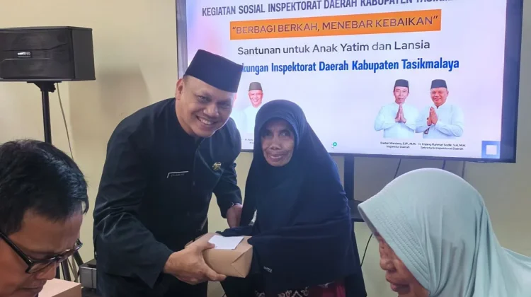 Inspektorat Kabupaten Tasikmalaya Santuni Anak Yatim dan Lansia