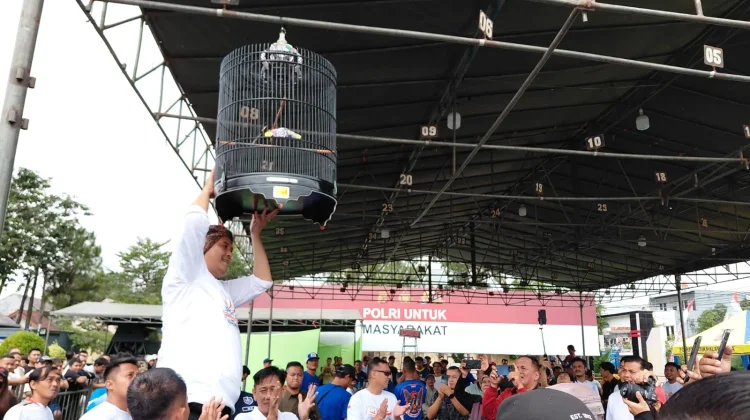 Apresiasi Kontes Burung di Polresta Tasikmalaya, Diky Candra: Ruang Positif Warga